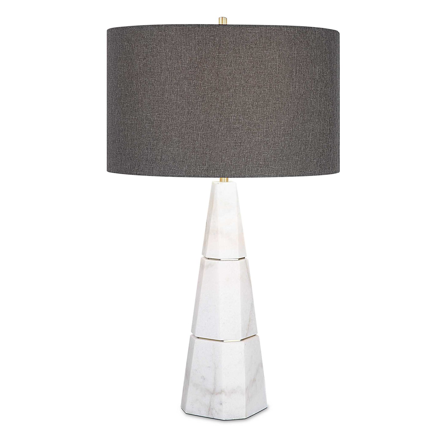 Uttermost Citadel White Marble Table Lamp