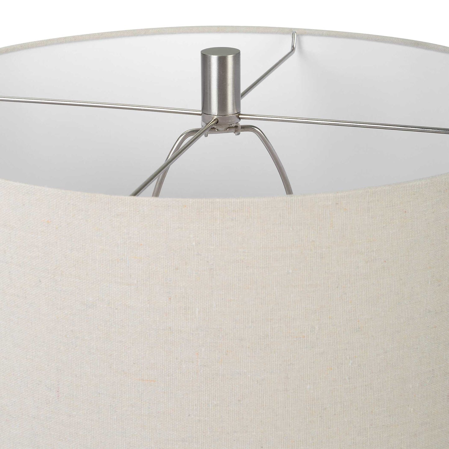 Uttermost Cyclone Ivory Table Lamp