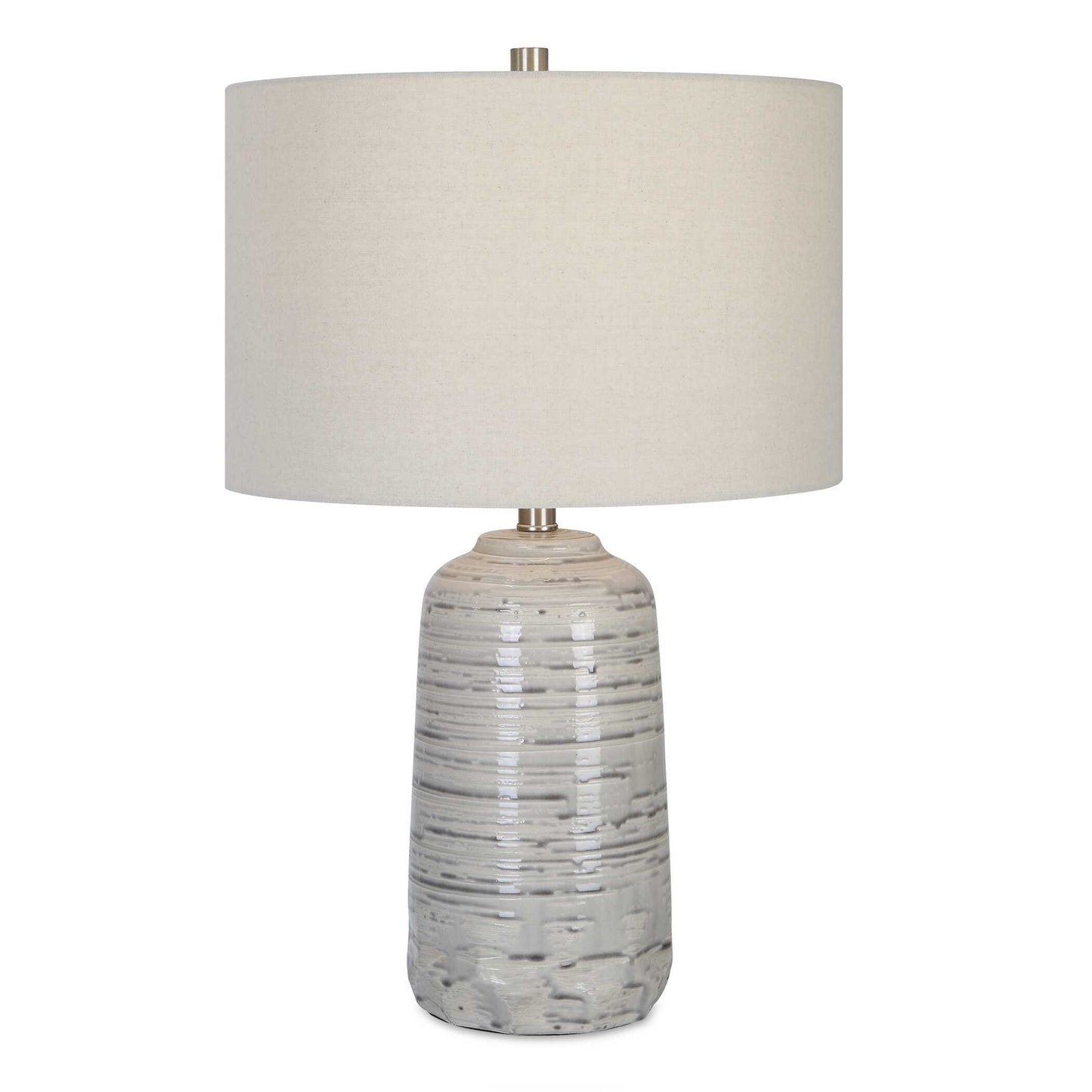 Uttermost Cyclone Ivory Table Lamp