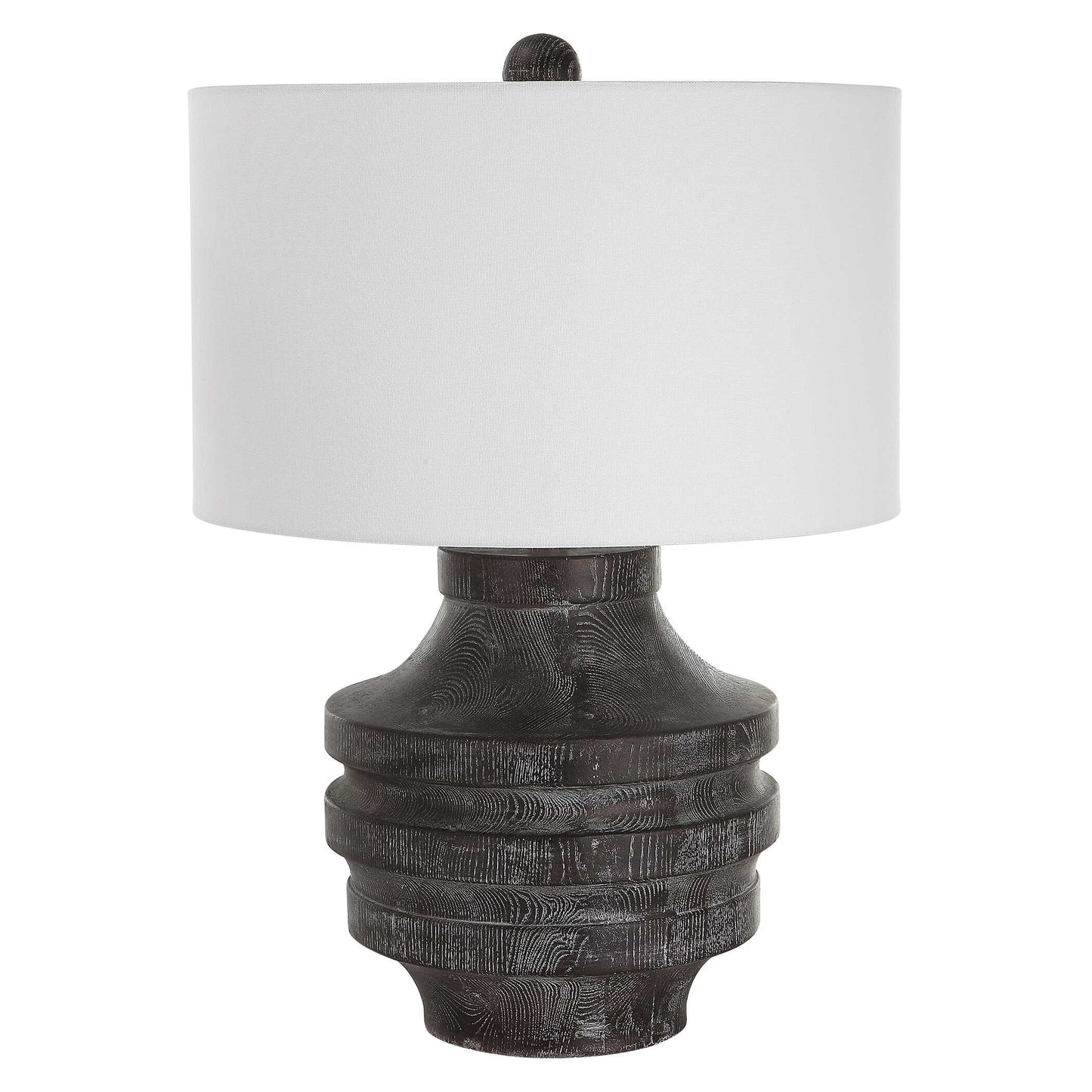 Uttermost Timber Carved Wood Table Lamp