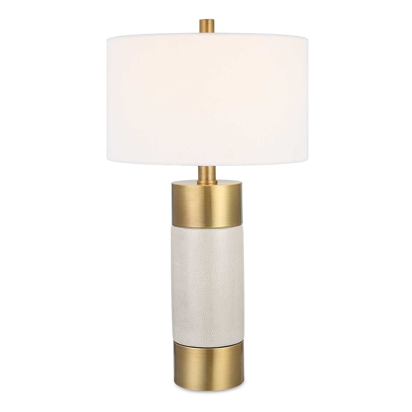 Uttermost Adelia Ivory & Brass Table Lamp