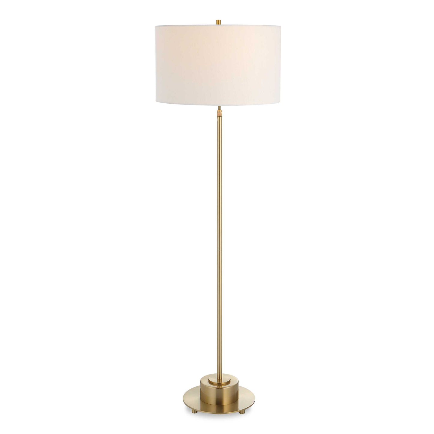 Uttermost Prominence Brass Floor Lamp