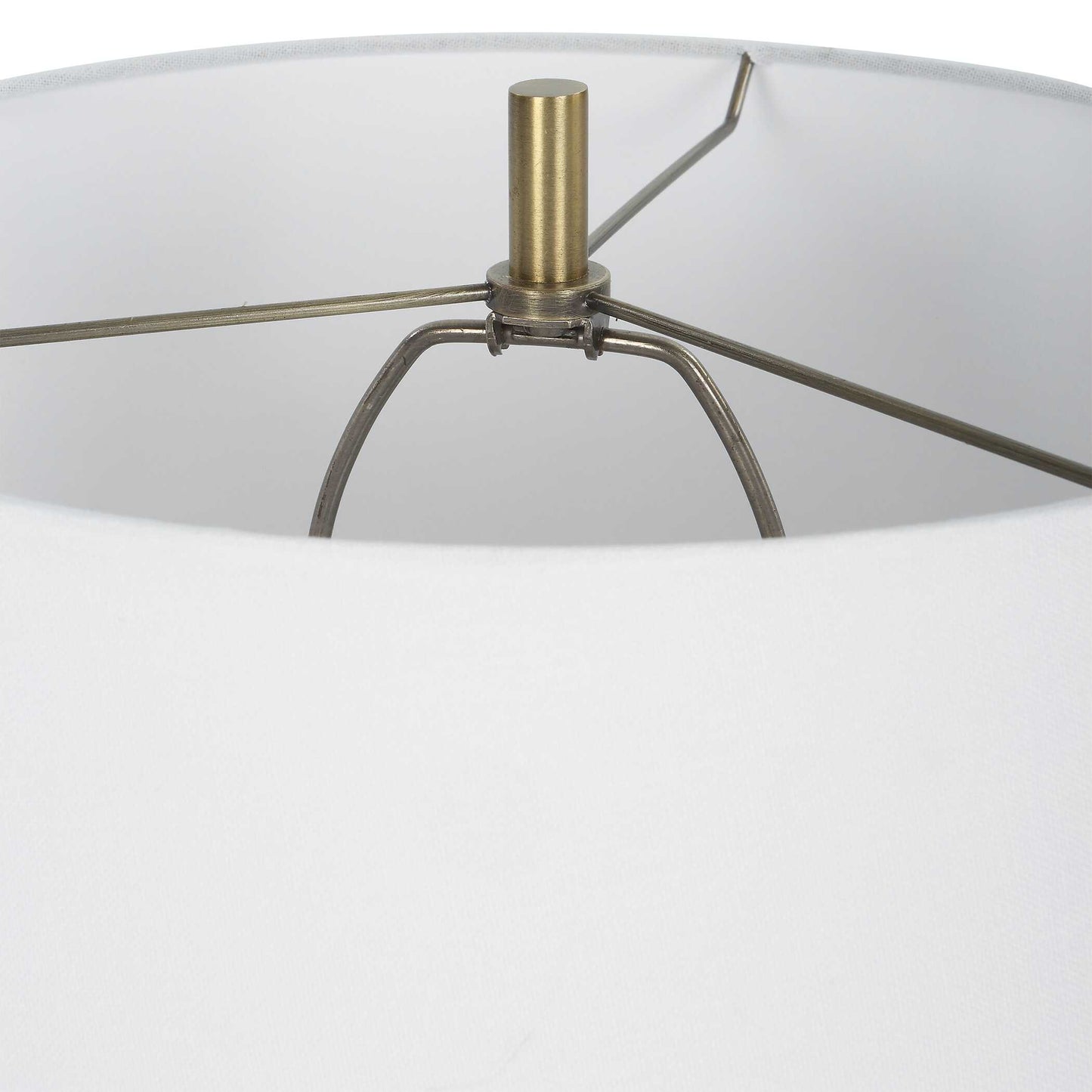 Uttermost Kavos Geometric Blue Table Lamp