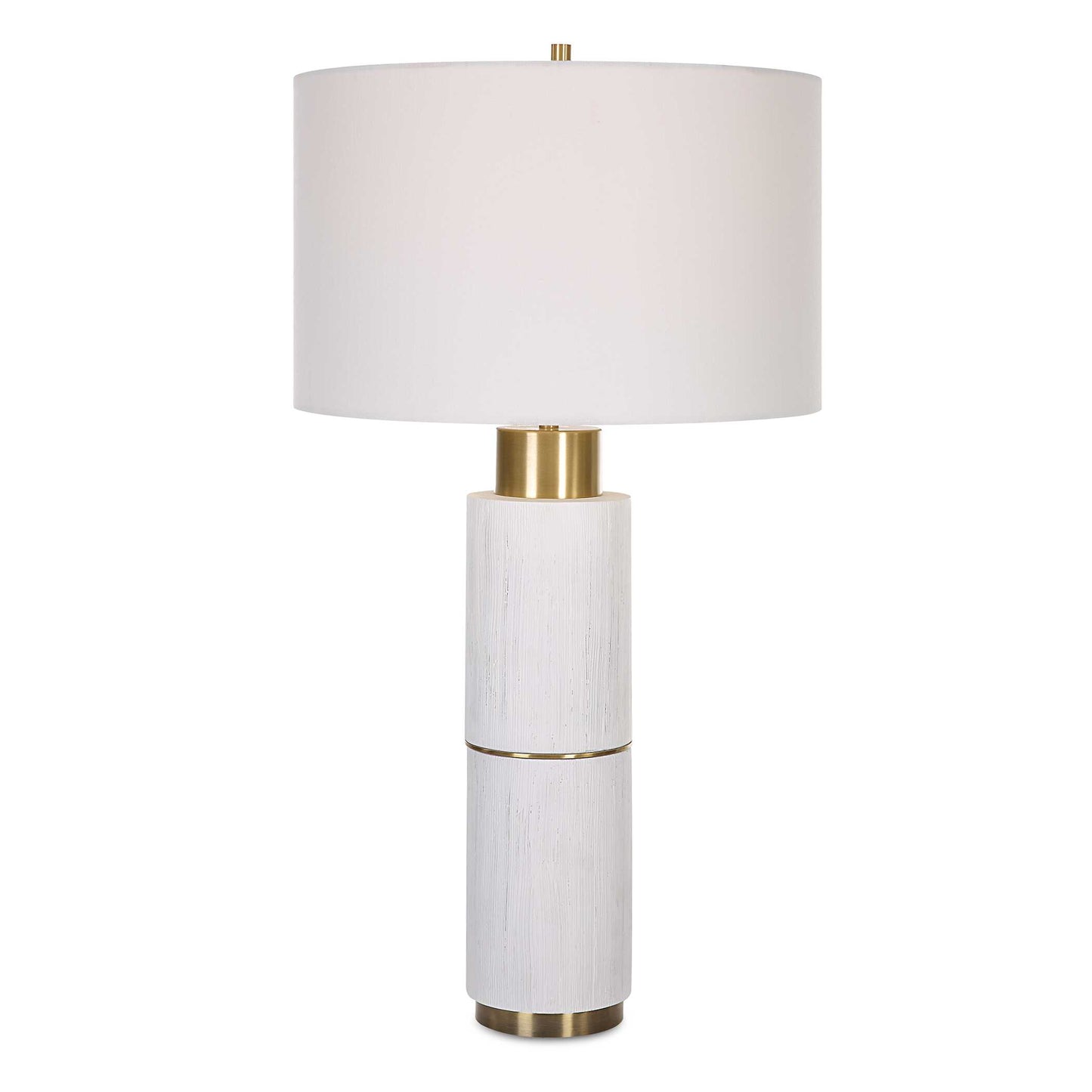 Uttermost Ruse Whitewashed Table Lamp