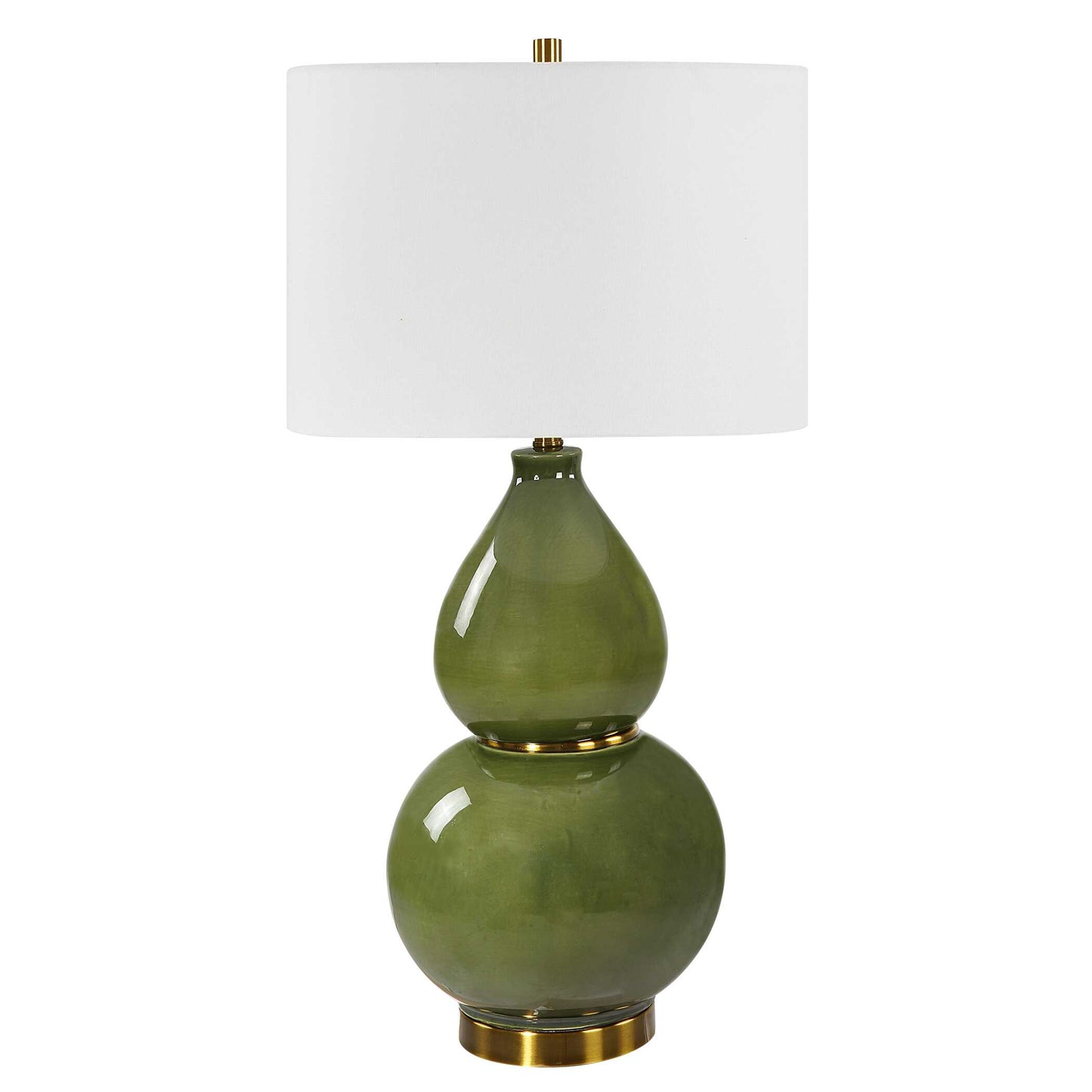 Uttermost Gourd Green Table Lamp