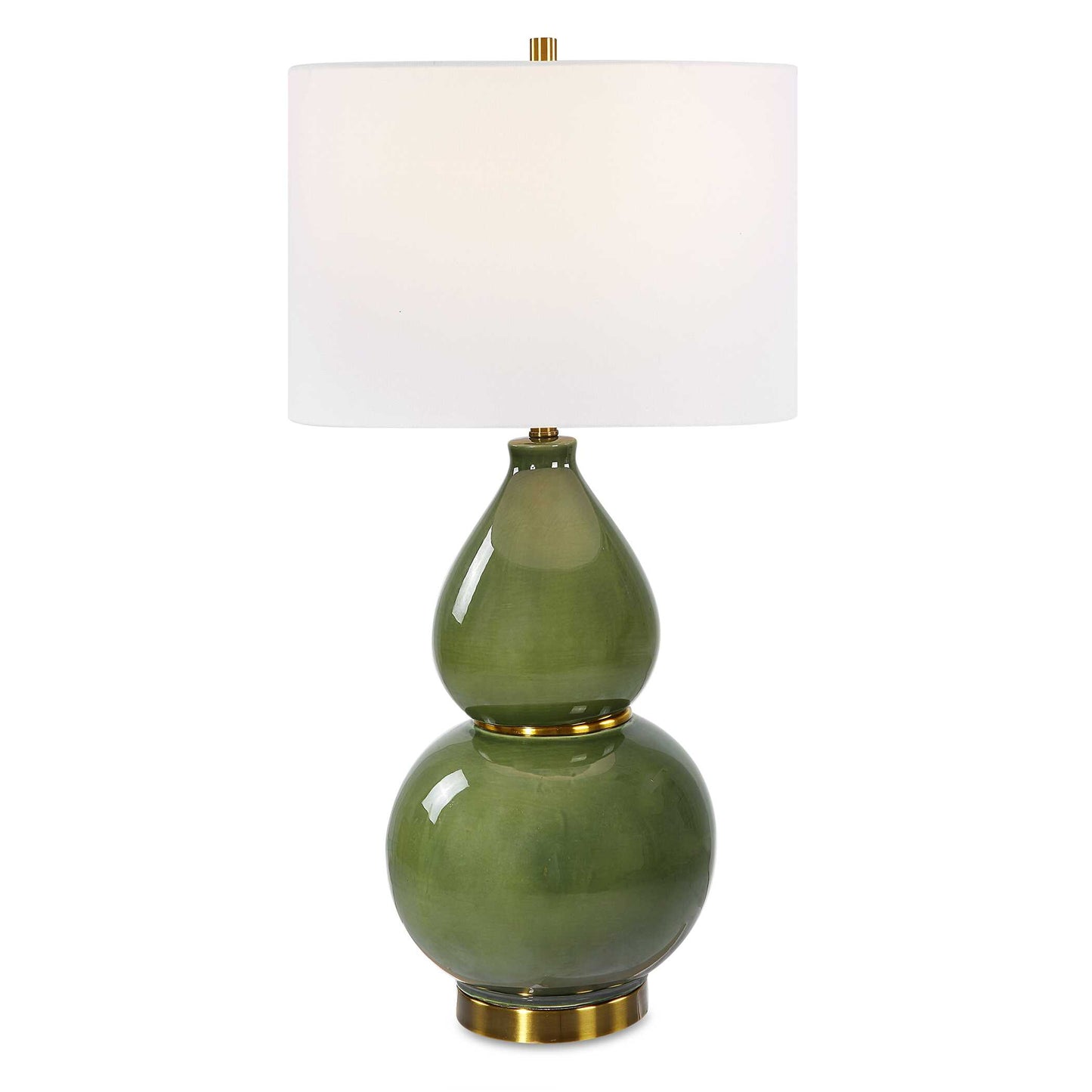Uttermost Gourd Green Table Lamp