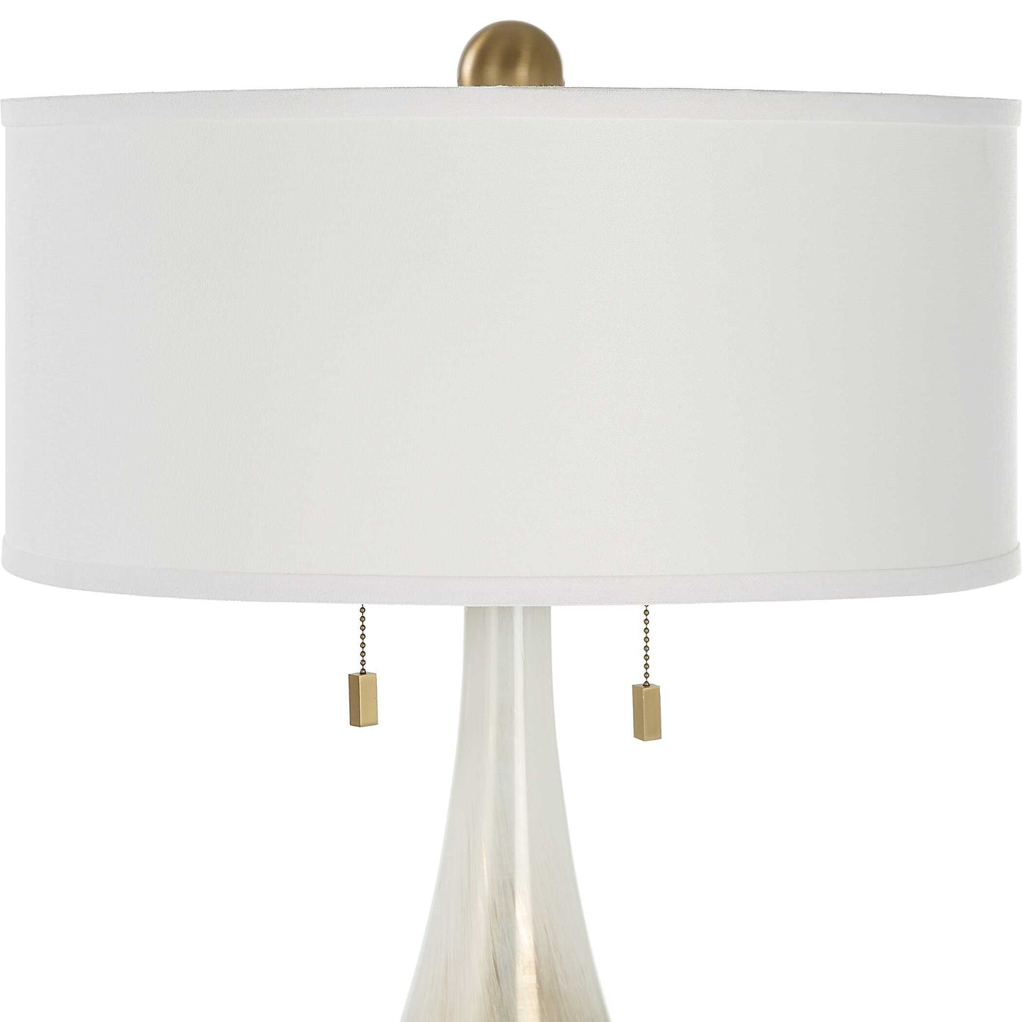 Uttermost Cardoni Bronze Glass Table Lamp