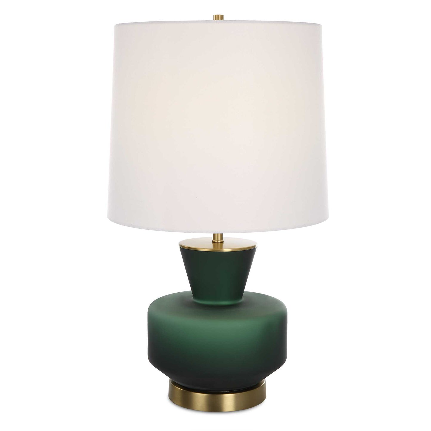 Uttermost Trentino Dark Emerald Green Table Lamp
