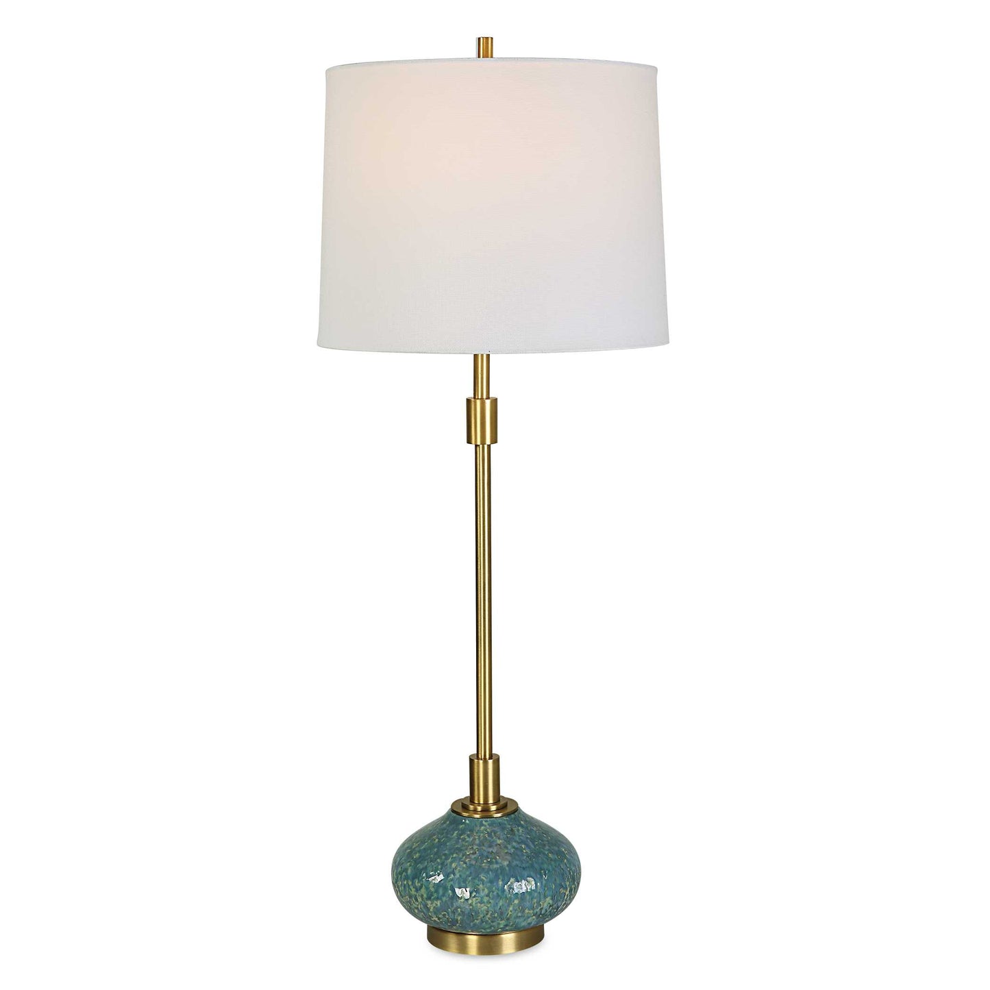 Uttermost Kaimana Aged Blue Buffet Lamp