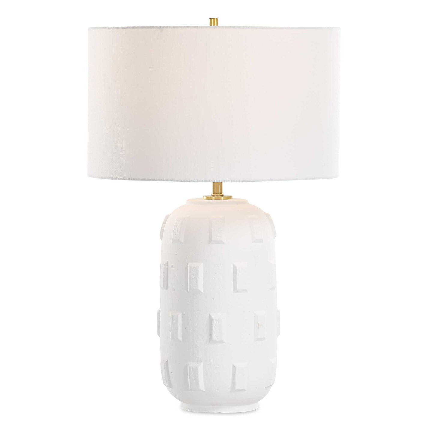 Uttermost Emerie Textured White Table Lamp