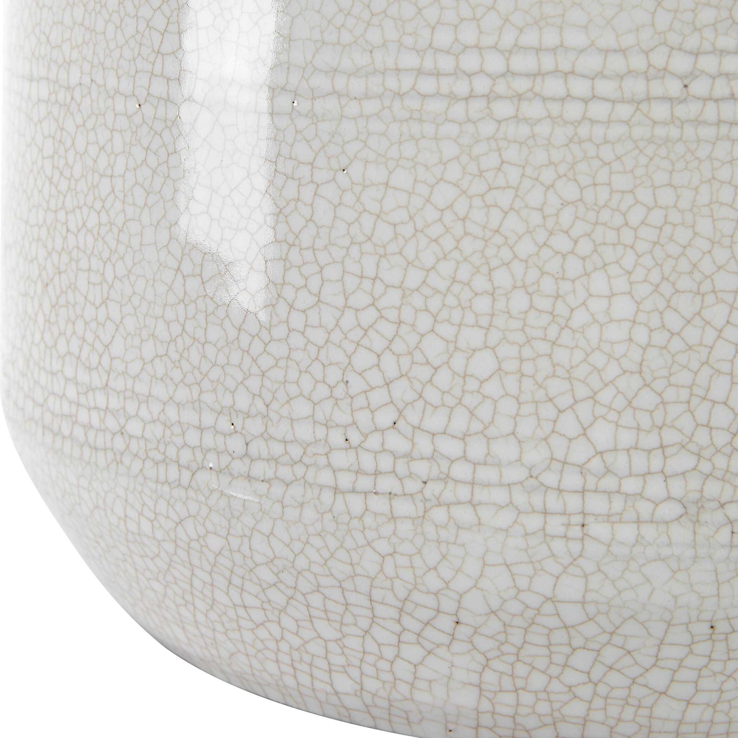Uttermost Odawa White Farmhouse Table Lamp