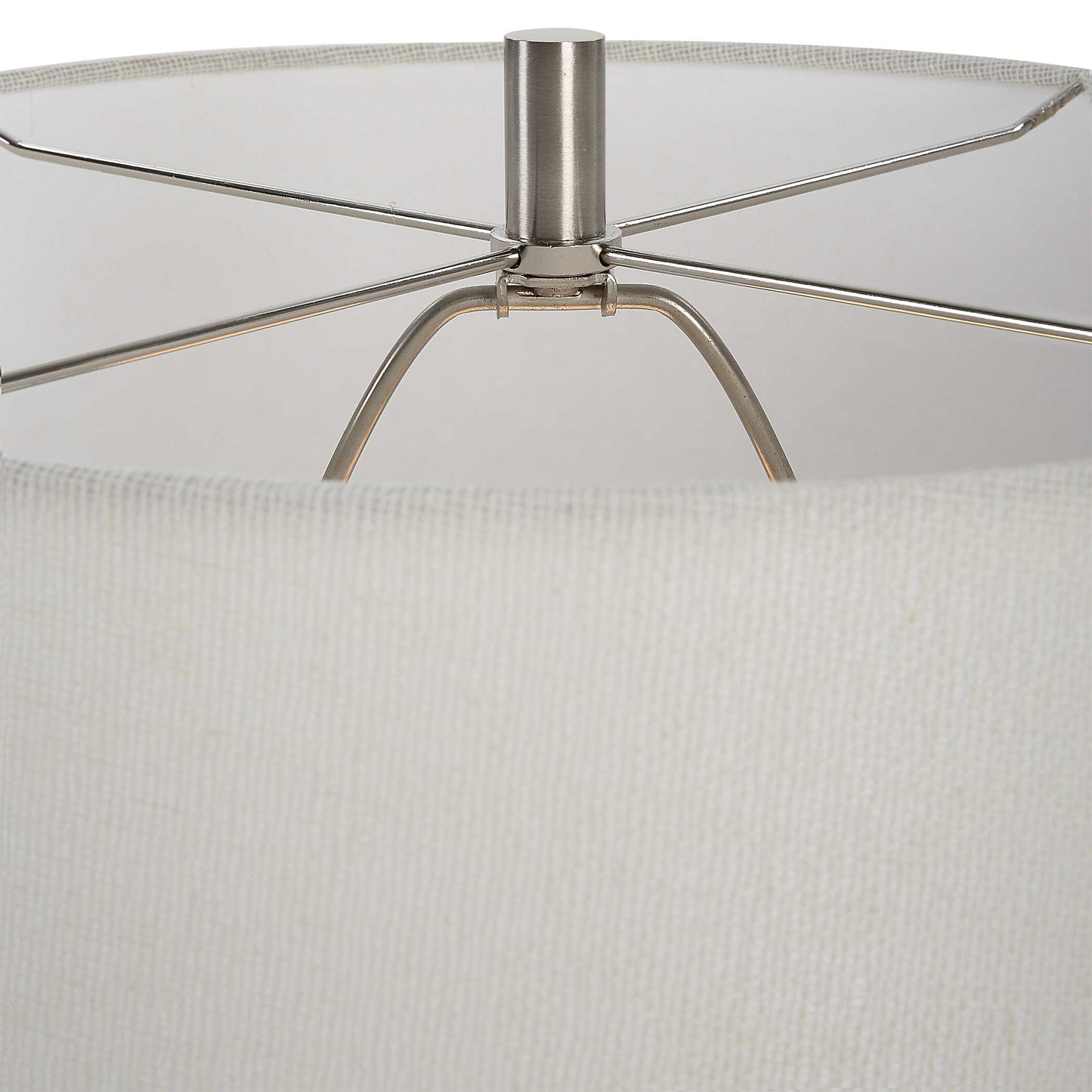 Uttermost Opal Gloss White Table Lamp