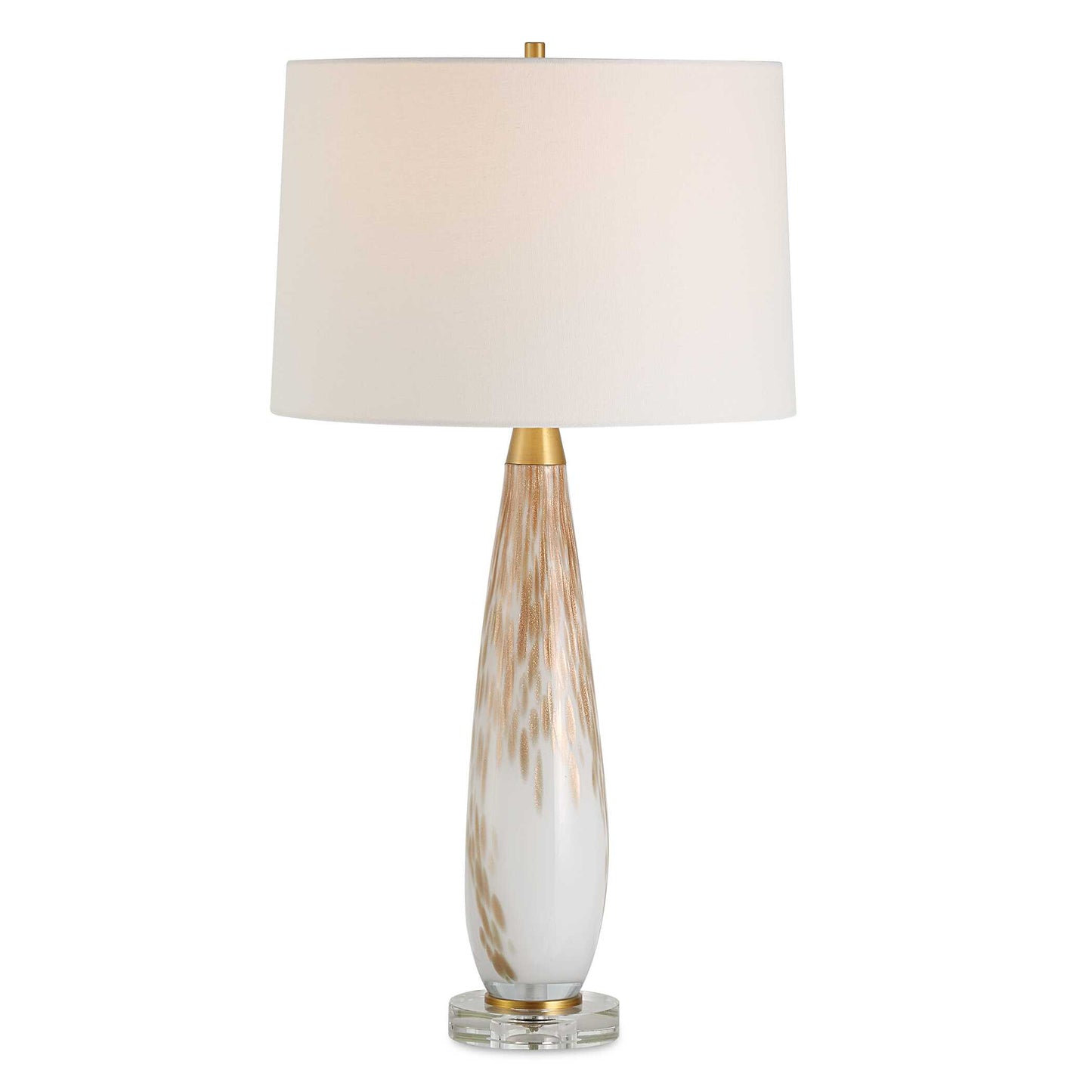 Uttermost Lyra White & Gold Table Lamp