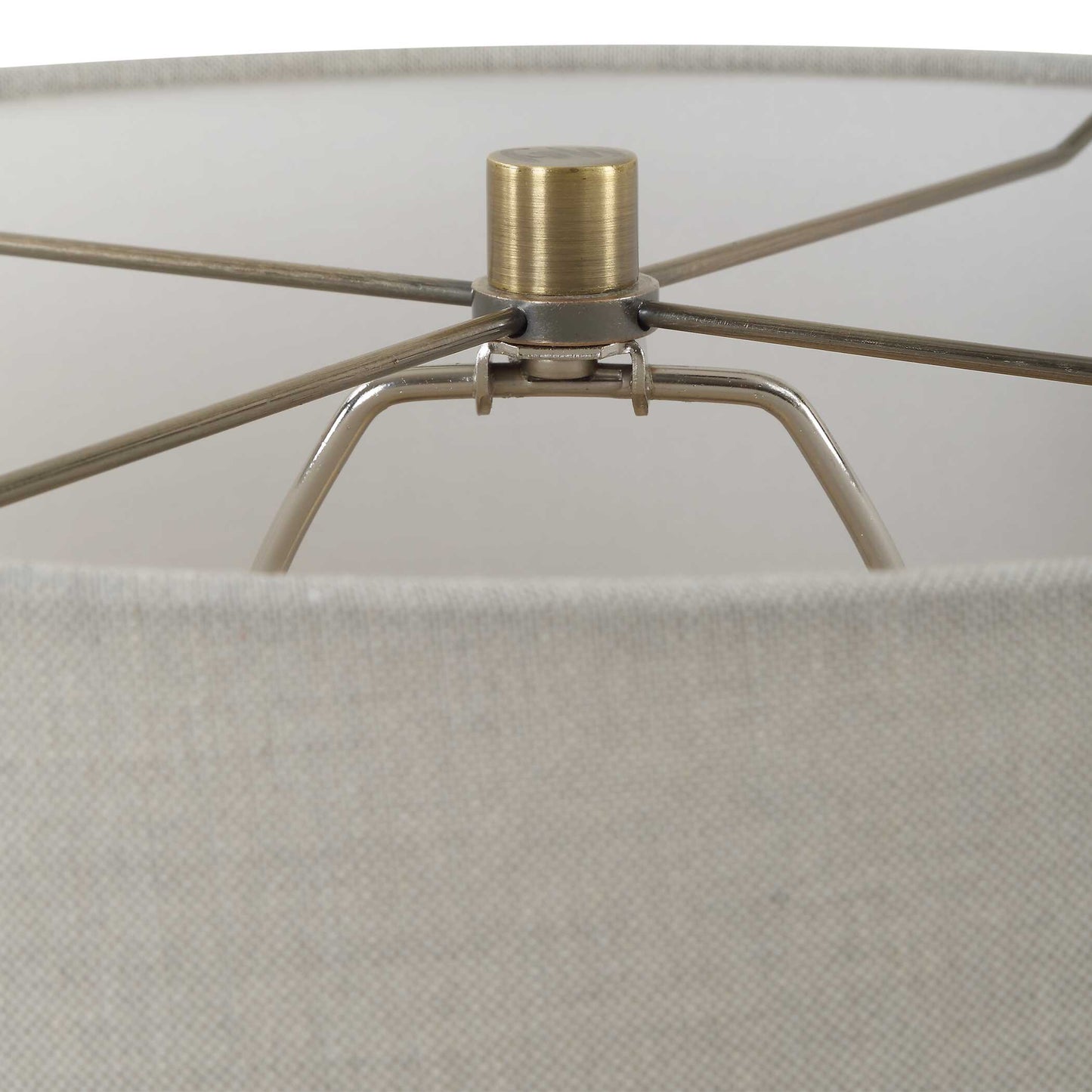 Uttermost Rimini Black Glaze Table Lamp