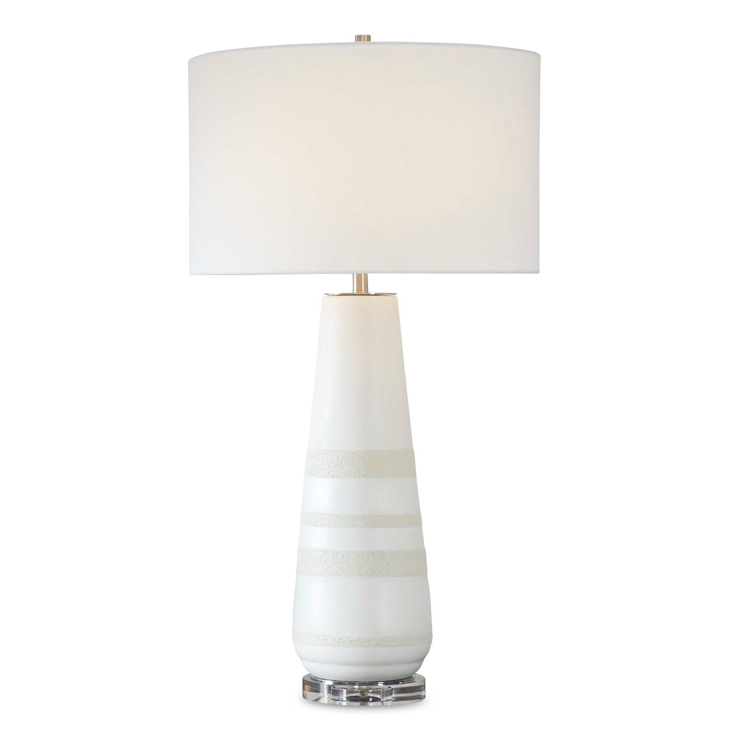 Uttermost Santino Crackled Ivory Table Lamp