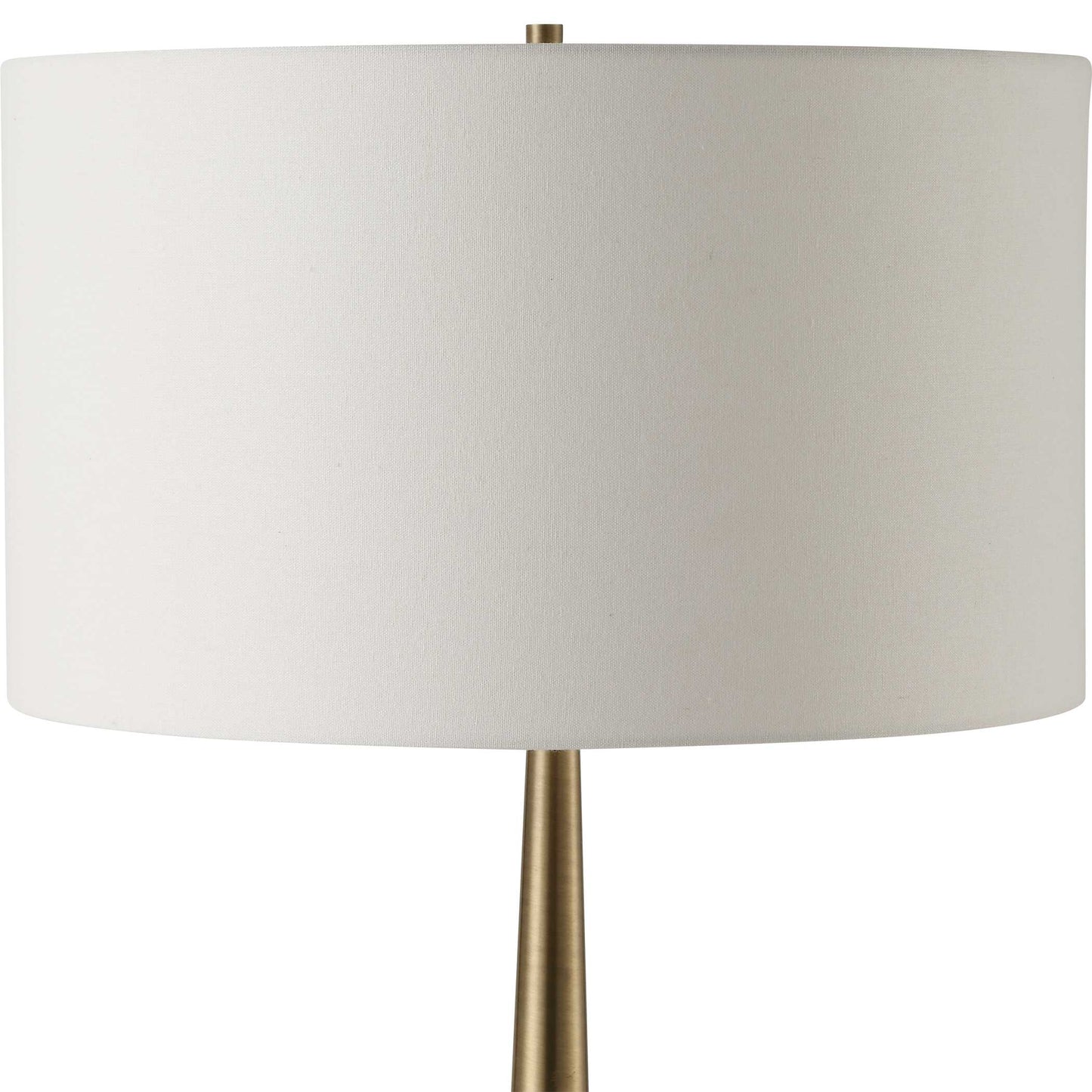 Uttermost Faro White Marble Floor Lamp