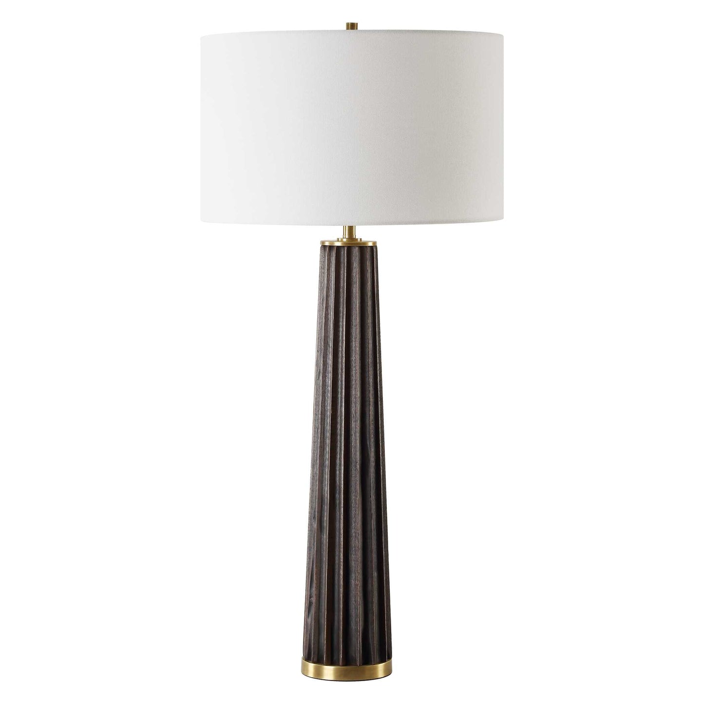 Uttermost Forage Dark Scalloped Table Lamp