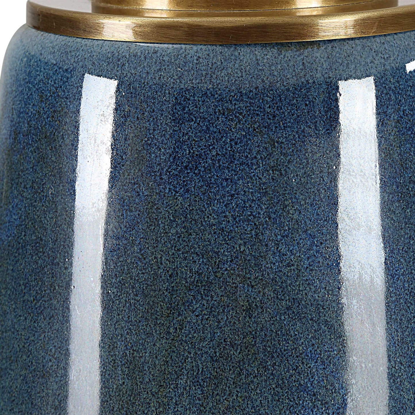 Uttermost Submerged Deep Blue Table Lamp