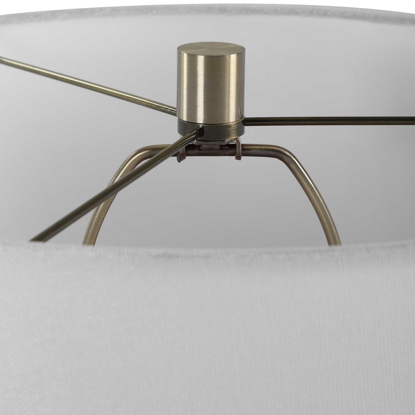 Uttermost Foster Black Glaze Table Lamp