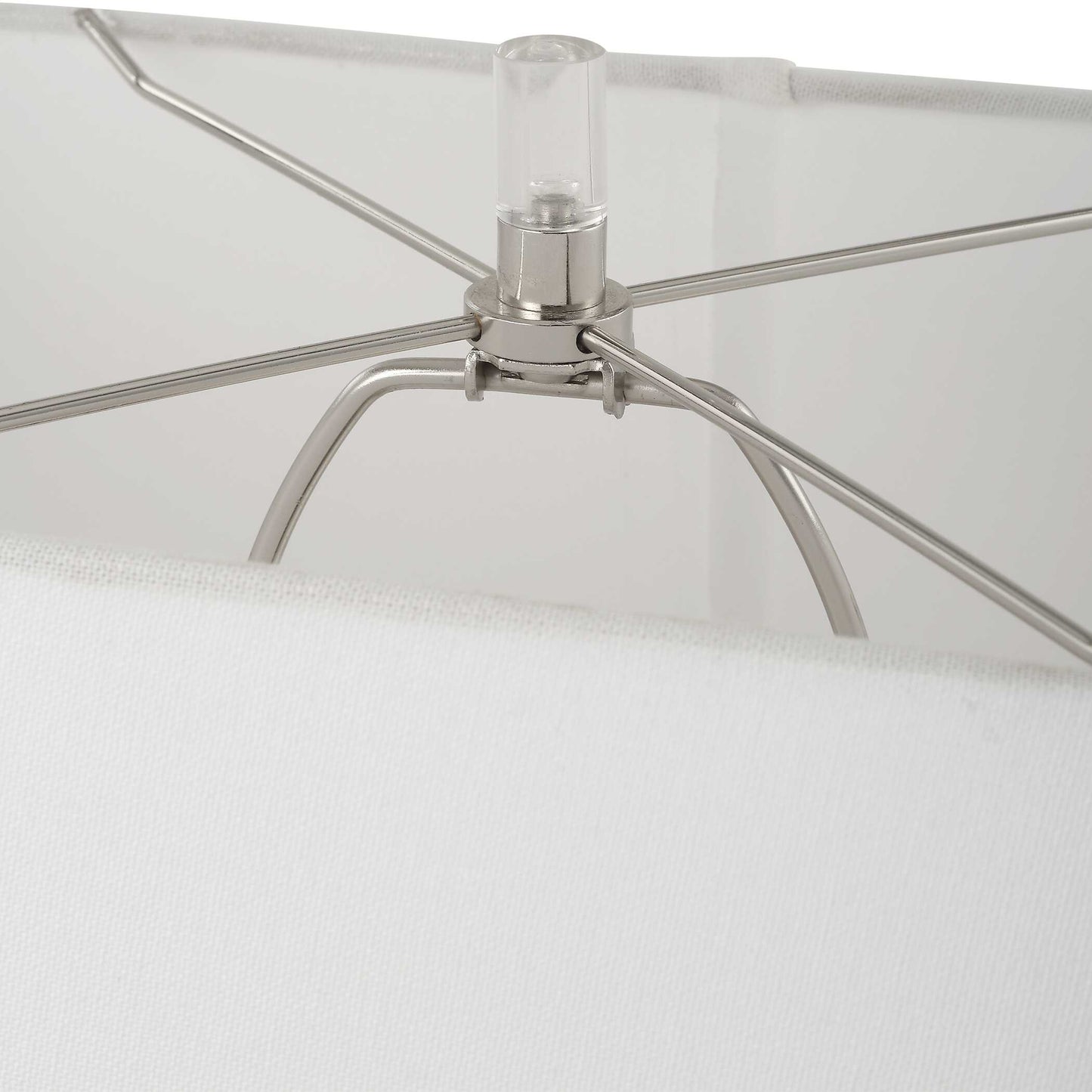 Uttermost Free Flowing Nickel Table Lamp