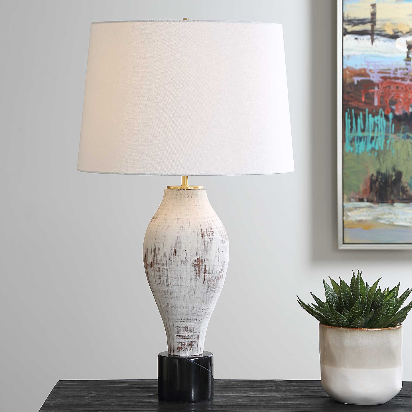 Uttermost Magdaline Rustic Table Lamp