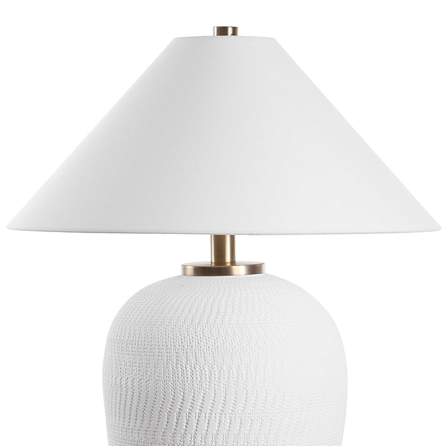 Uttermost Merriton Matt White Table Lamp