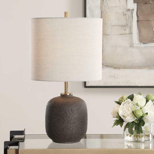 Uttermost Blacktop Textured Buffet Lamp