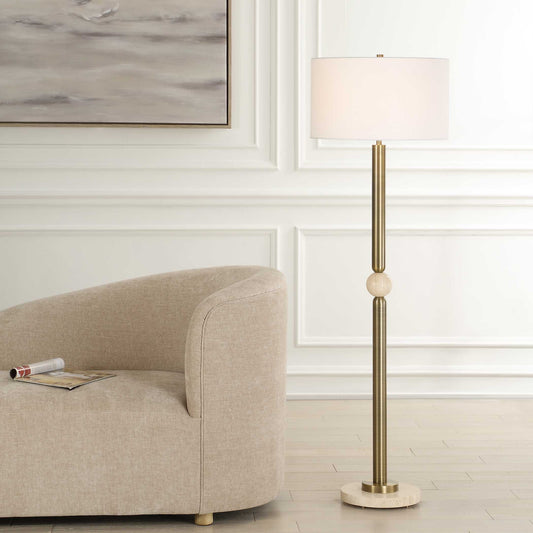 Uttermost Hudson Gold Floor Lamp