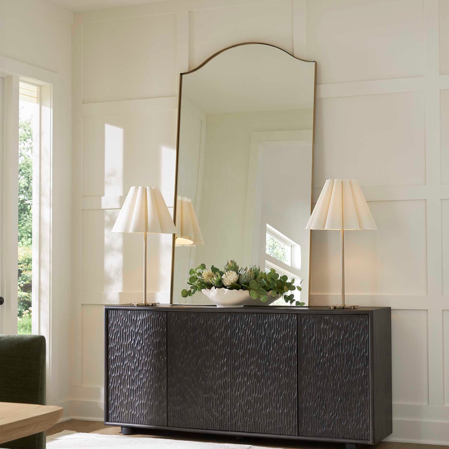 Uttermost Lilabet Fluted Shade Table Lamp