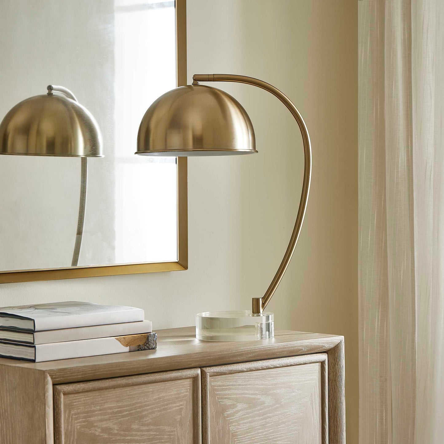 Uttermost Romani Brass Desk Lamp