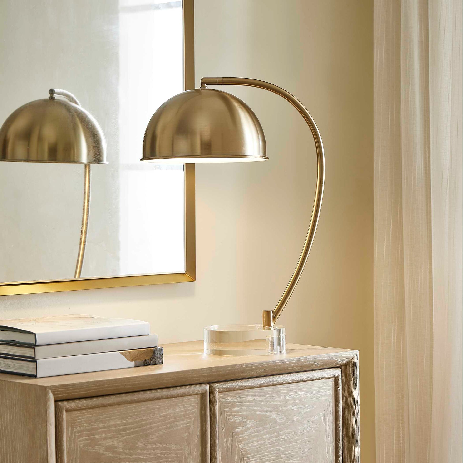 Uttermost Romani Brass Desk Lamp