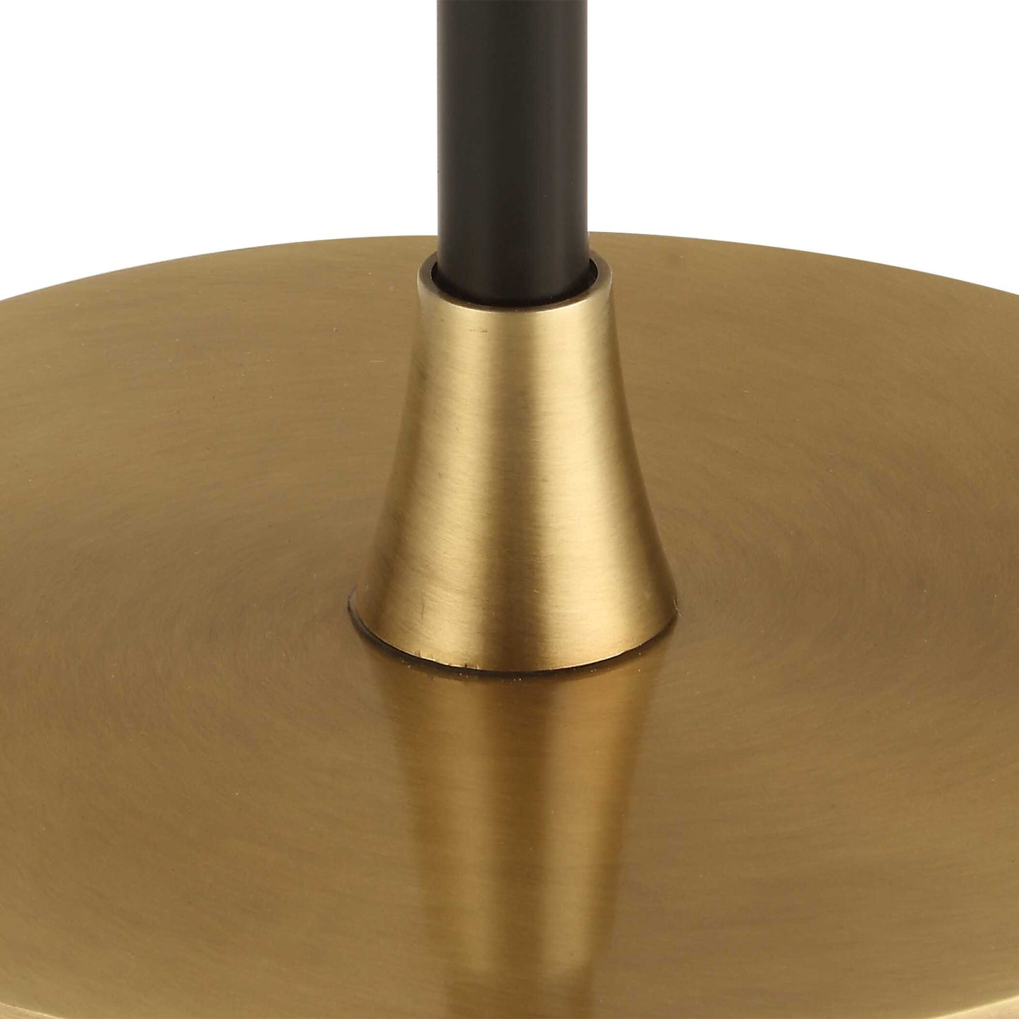 Uttermost Stowe Satin Black Floor Lamp