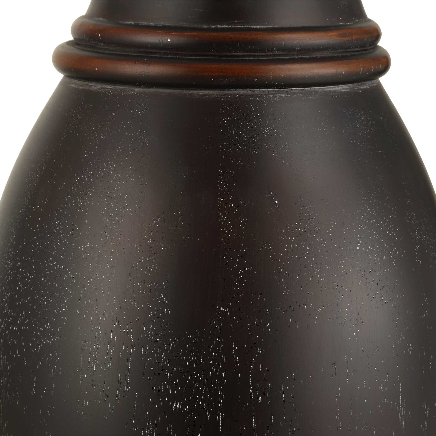 Uttermost Pravin Dark Wood Floor Lamp