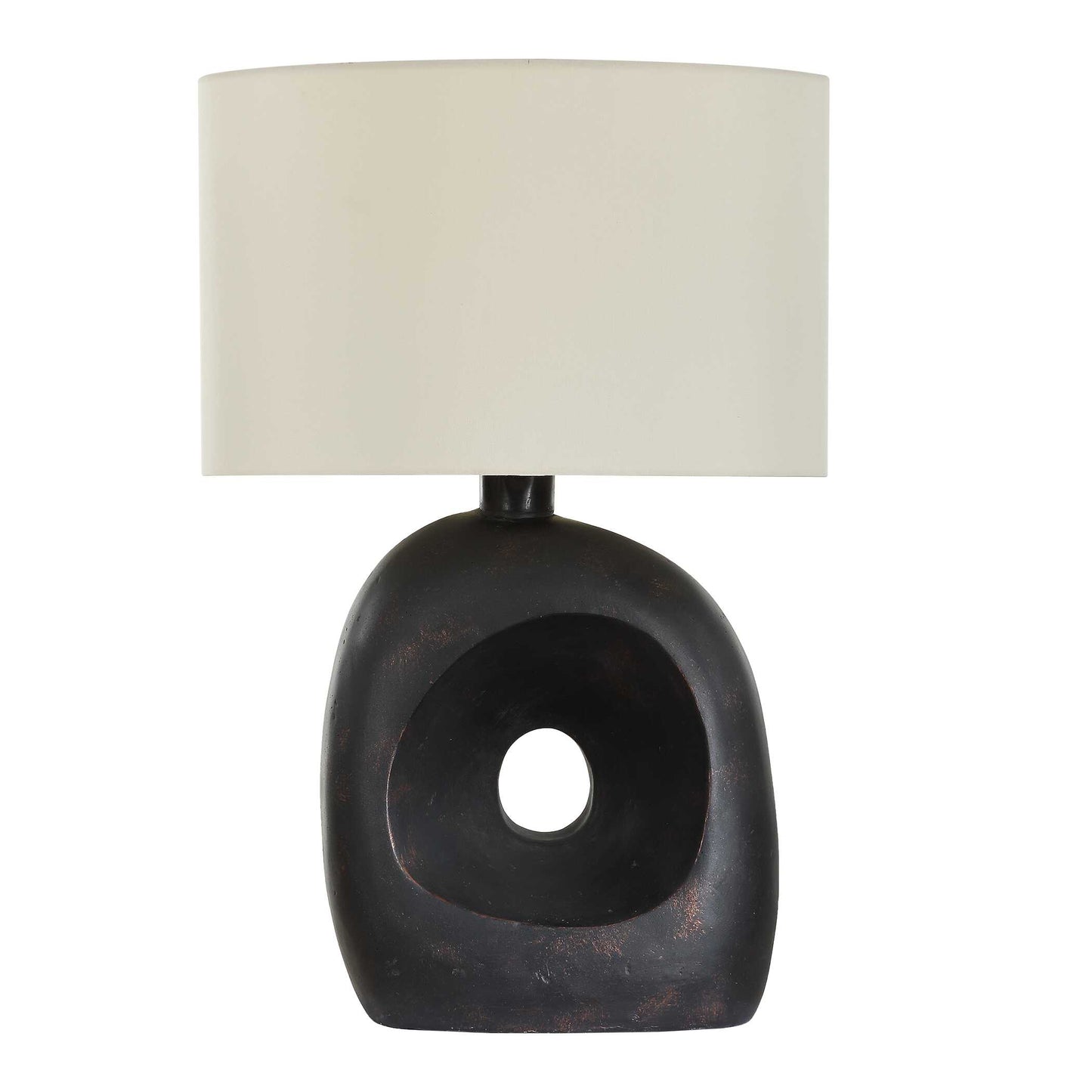 Uttermost Peephole Outdoor Bronze Table Lamp