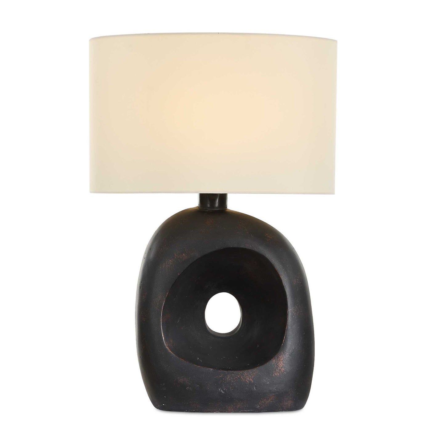Uttermost Peephole Outdoor Bronze Table Lamp