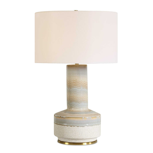 Uttermost Armitage Textured Table Lamp - Blue,Brown,Gray,White