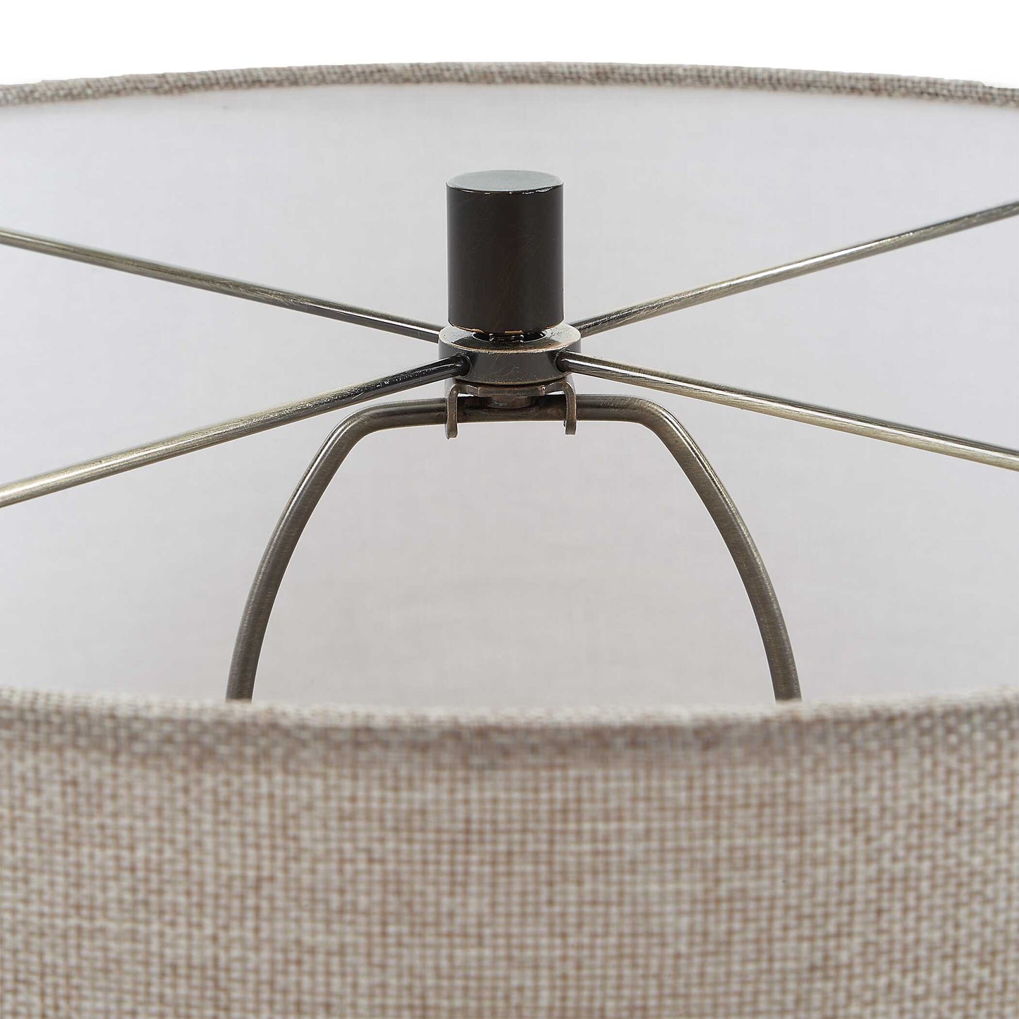 Uttermost Barat White Ceramic Table Lamp