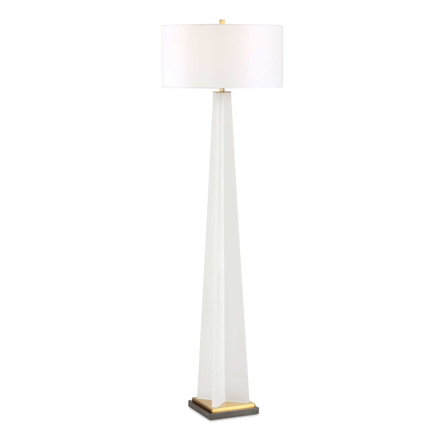 Uttermost Rosin White Floor Lamp