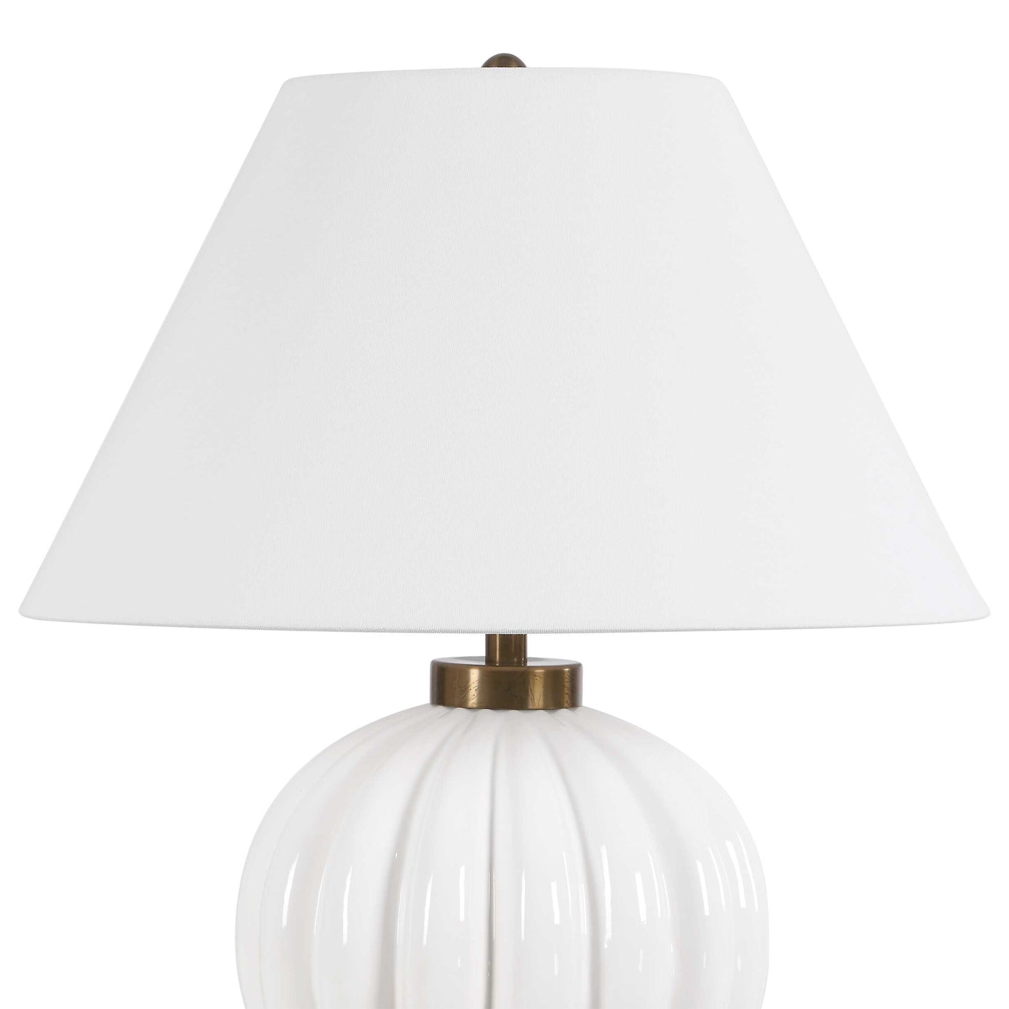 Uttermost Irena White Sphere Table Lamp