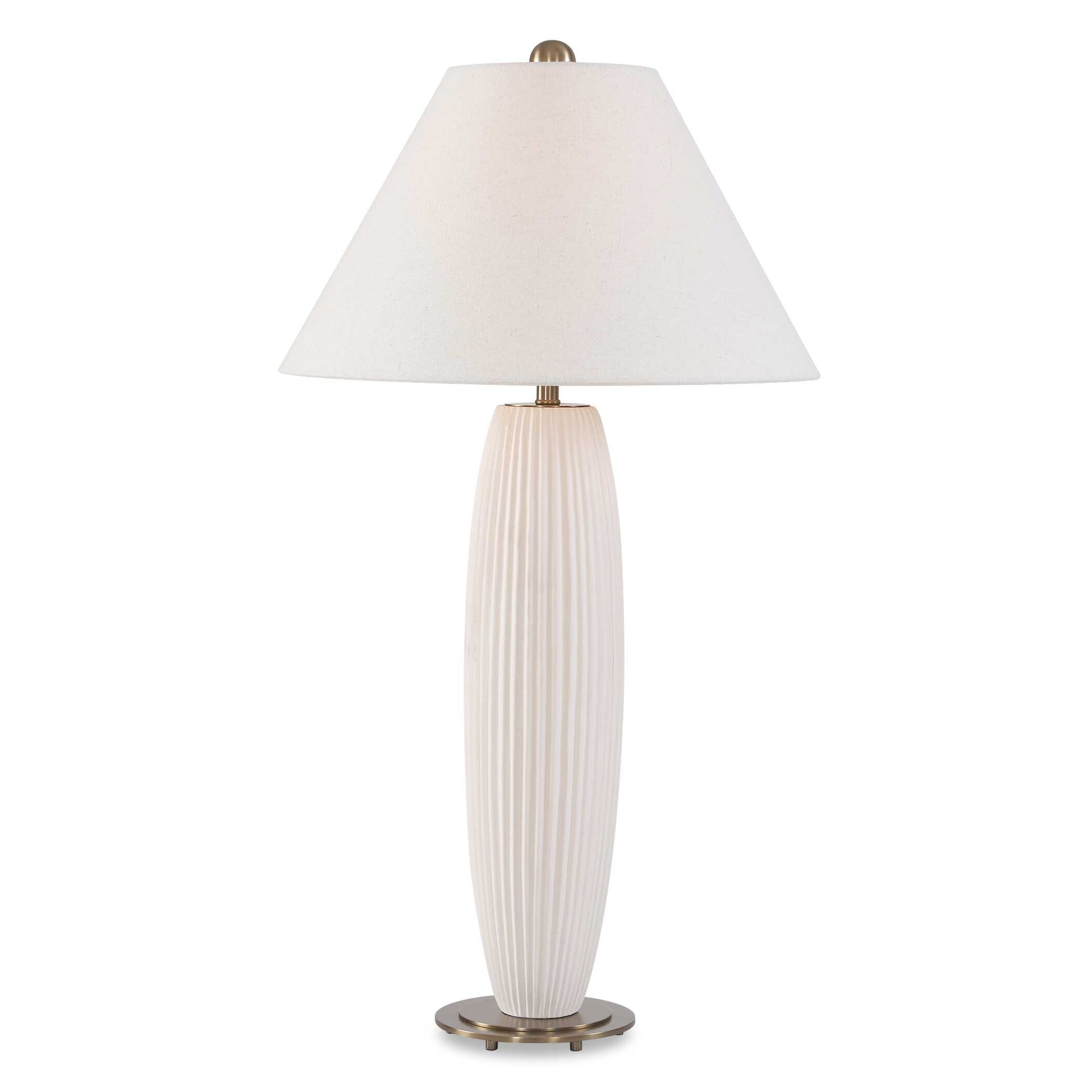 Uttermost Brinsley Ivory Table Lamp - White