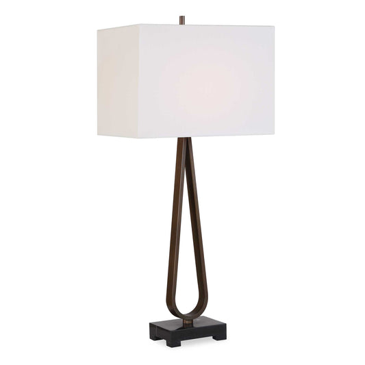 Uttermost Galloway Dark Bronze Table Lamp - Bronze