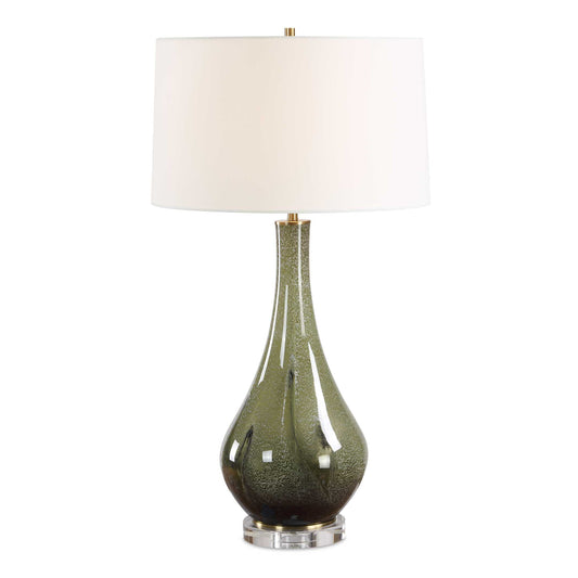 Uttermost Marist Green Table Lamp - Black,Brown,Green