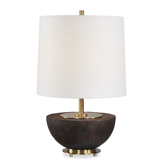 Uttermost Kalo Semi-Circular Table Lamp - Brown