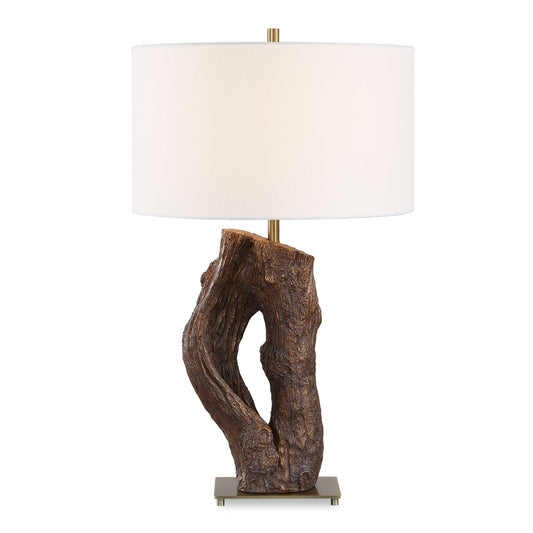 Uttermost Namath Wood Table Lamp - Brown