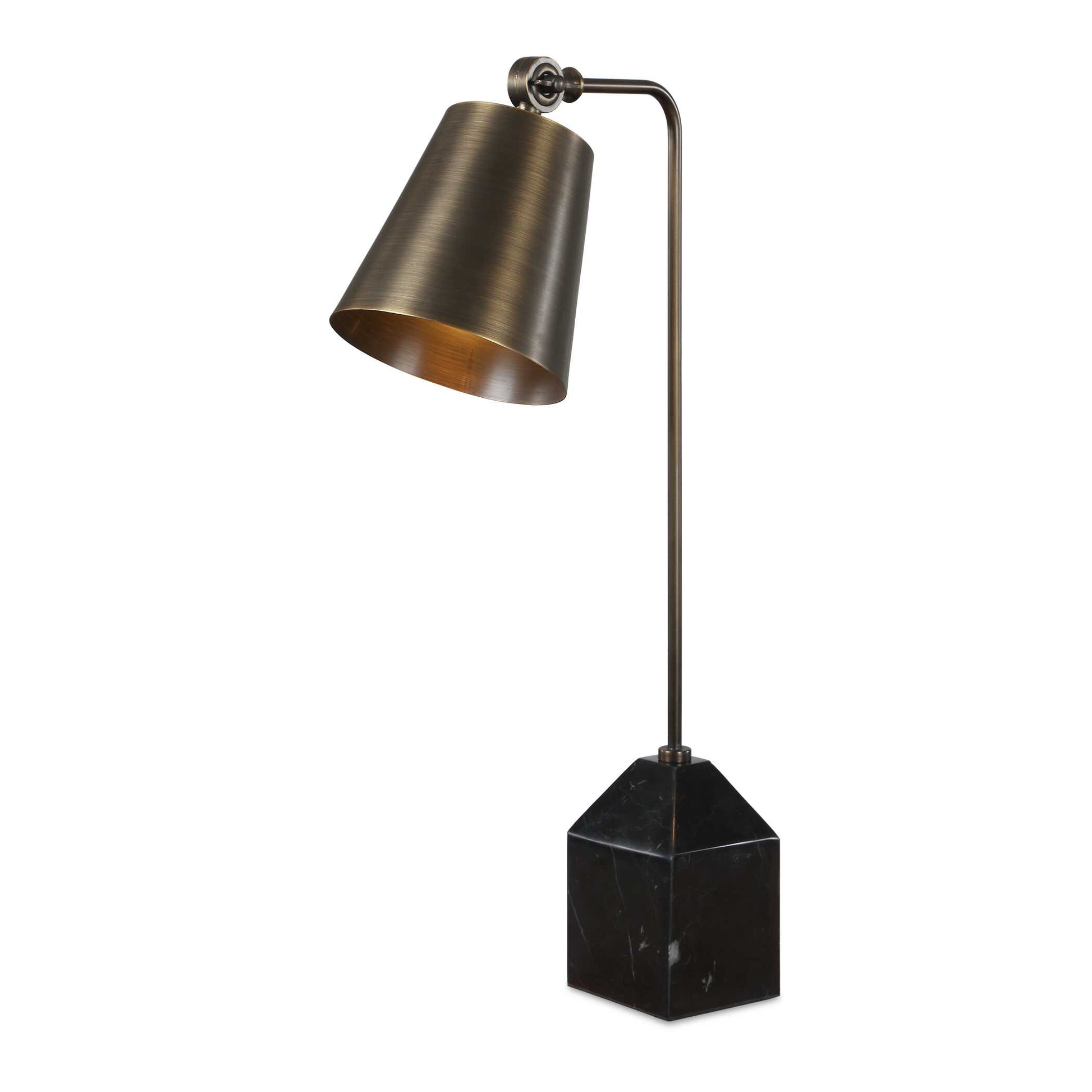 Uttermost Hutchinson Bronze Desk Lamp - Black,Bronze,Gold