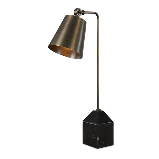 Uttermost Hutchinson Bronze Desk Lamp - Black,Bronze,Gold