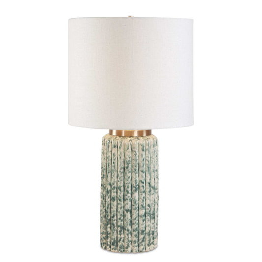 Uttermost Hensley Ivory & Green Table Lamp - Green,White