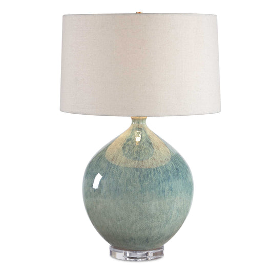 Uttermost Callista Teal Blue Table Lamp - Blue,Green