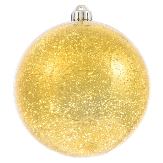 6" Gold Shiney Mercury Ornament