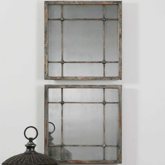 Uttermost Saragano Square Mirrors Set/2